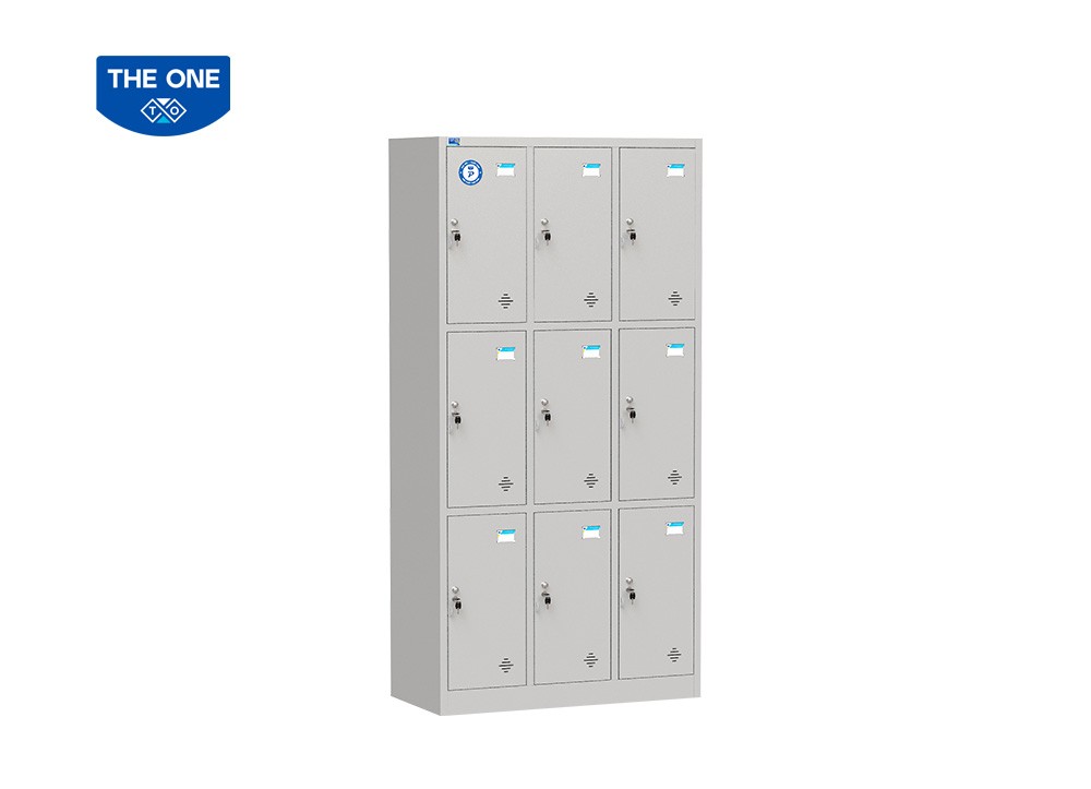 Tủ locker 9 khoang TU983-3KP